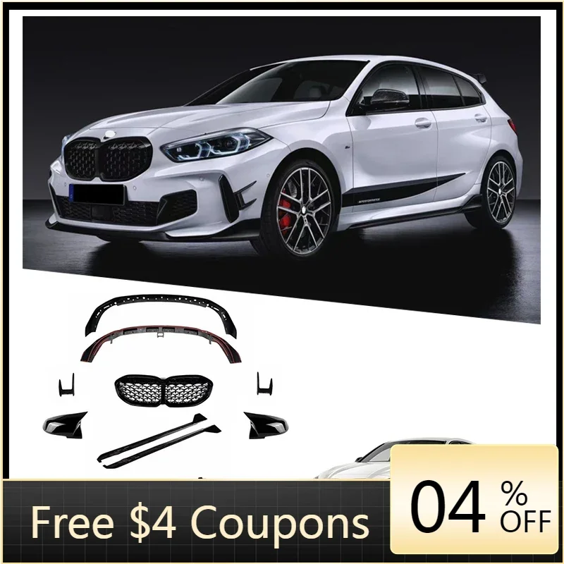 

BR Auto Part Body Kit M-Performance Kit Modified Side Skirts Fender Front Lip Bumper Body Kit For Serie 1 F40