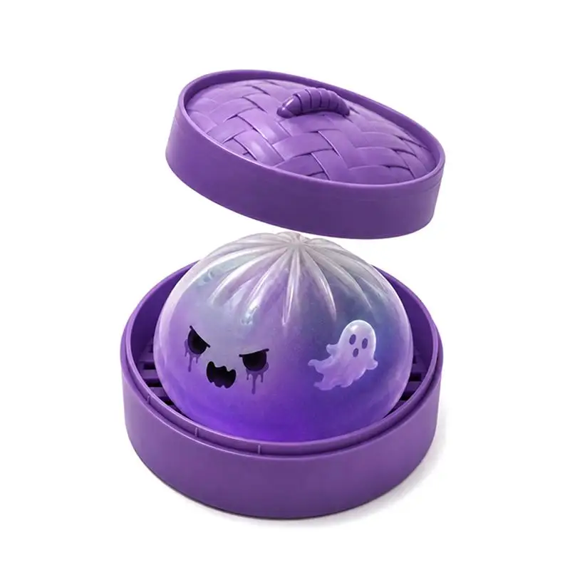 Halloween Ghost Glitter  Toy Soft Slow Rebound Squeezable Fidget Toy for Christmas Stocking Stuffers