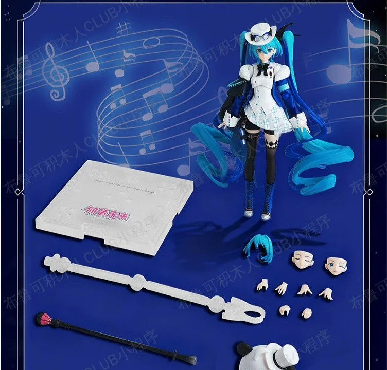 

New Original Blokees Hatsune Miku Miracle Version Miku With You 2025 Assembling Figurines Collectible Action Figure Model Gift