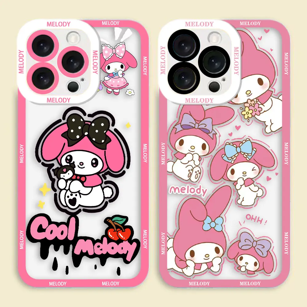 

Melody Cinnamoroll Pochacco Cover Phone Case For Xiaomi POCO X5 X4 X3 NFC GT F3 F5 M4 M3 11 11T PRO LITE Case Funda Coque Shell