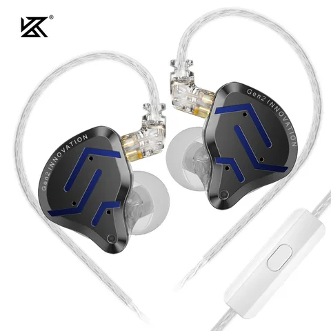 KZ ZSN Pro 2 металлические проводные наушники с высоким качеством звука — фото товара