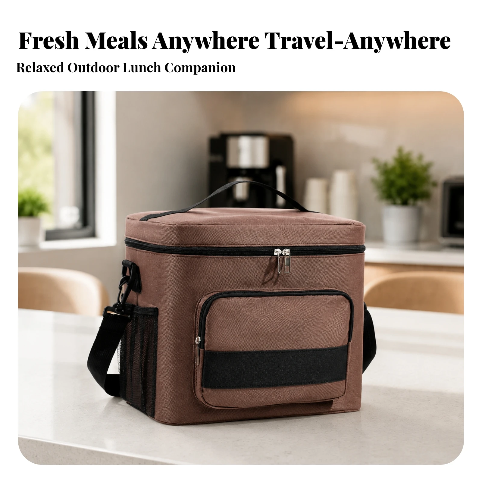 Insulated Lunch Bag Spacious Insulated Lunch Tote Bag Meal Carrier Lightweight Easy to Clean for Work, School