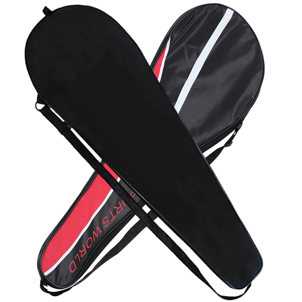 2 Pcs Badminton Racket Bag Container Daily Use Pouch Multi-function Reusable Oxford Cloth Organizer