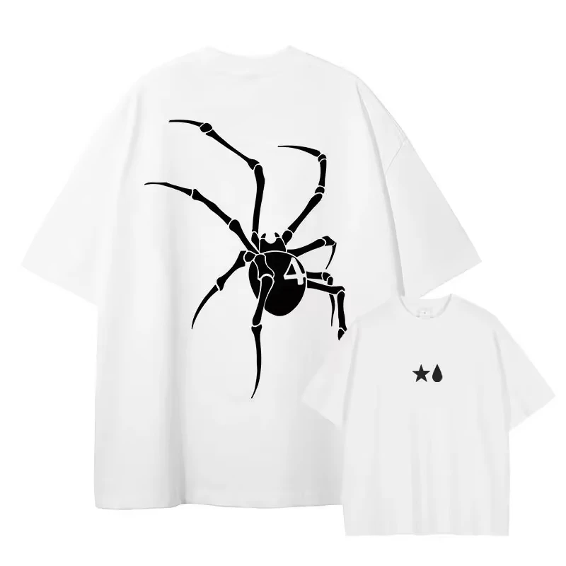 HUNTER×HUNTER T-shirts Vintage Oversized Unisex Hip Hop Street T Shirt Casual Loose Streetwear Trendy Cotton high quality soft