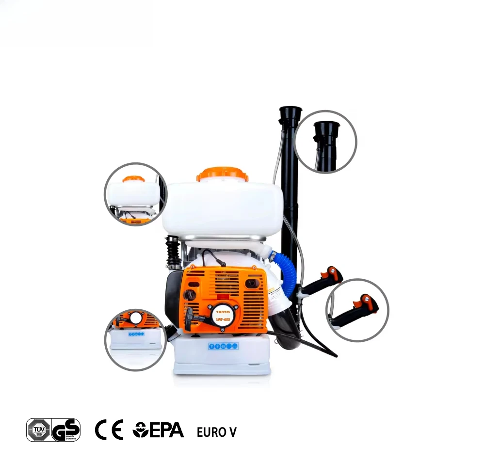 3WF-600 Backpack 2 Stroke 4 Stroke  Powered Mist Blower Dust Sprayer Low Noise Low Vibration for Garden Agriculture