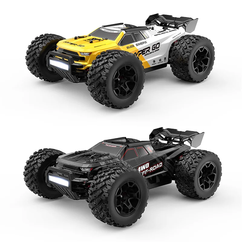 MJX HYPER GO MJX 14207 14208 1/14 RC سيارة 70KM/H فرش 4WD سباق السيارات الكهربائية على الطرق الوعرة شاحنة تعمل بجهاز التحكم عن بعد Rrift RC سيارات