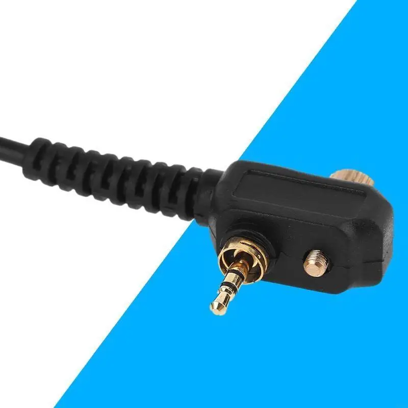 Auricular de 1 pines y 2,5mm con micrófono para Motorola, Radio bidireccional MTH600 MTH650 MTH800 MTP850 MTS850