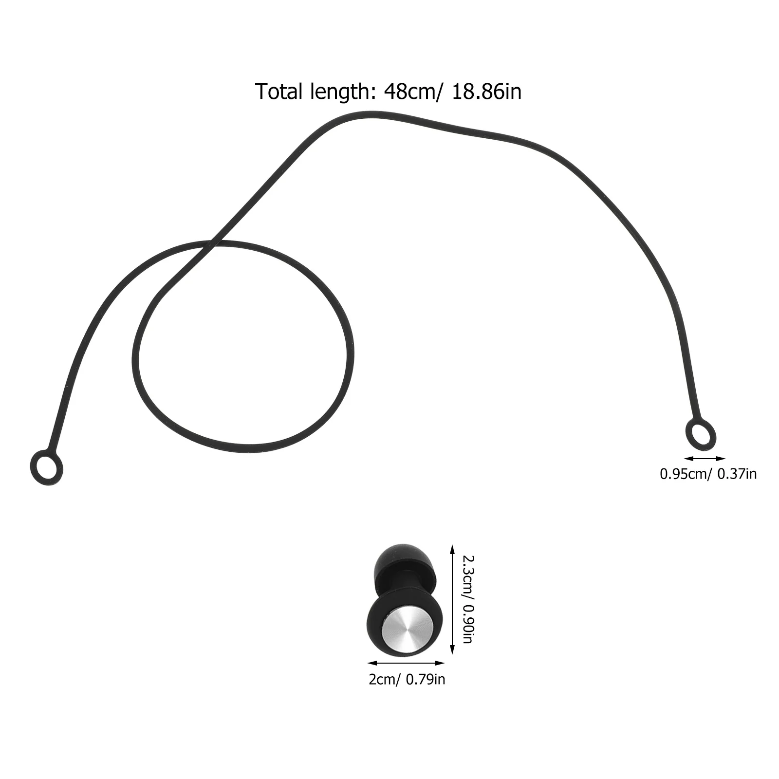 سدادات أذن من السيليكون لتقليل الضوضاء، سلك أسود للسفر والشخير، حماية السمع، حماية الأذن للحفلات الموسيقية #4