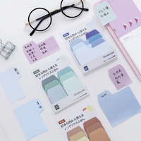 Kawaii Sticky Notes 60 Sheets Adhesive Message Notepad Post Stationery Memo It Bookmarks Stickers in Notebook School Supplies