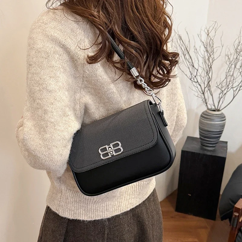 

Durable Designer Women's Messenger Bag Leather Crossbody Shoulder Handbag Elegant Ladies Tote Luxury Brand Stylish Purse