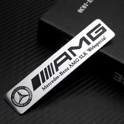 3D In Alluminio Emblema Bagagliaio di Un'auto Corpo Auto Lato Parafango Decorazione Adesivi Accessori Auto per Benz AMG W204 W213 W205 W222 E71 W211