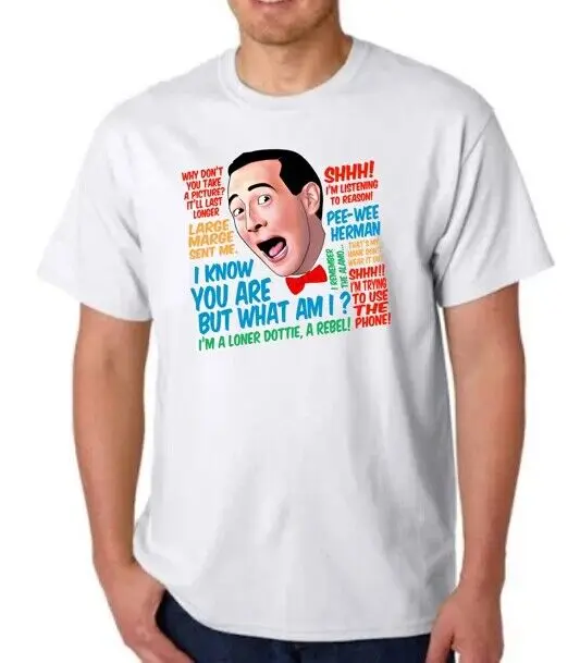 PEE WEE HERMAN T-SHIRT TEE PEEWEE PLAYHOUSE BIG ADVENTURE PUPPET