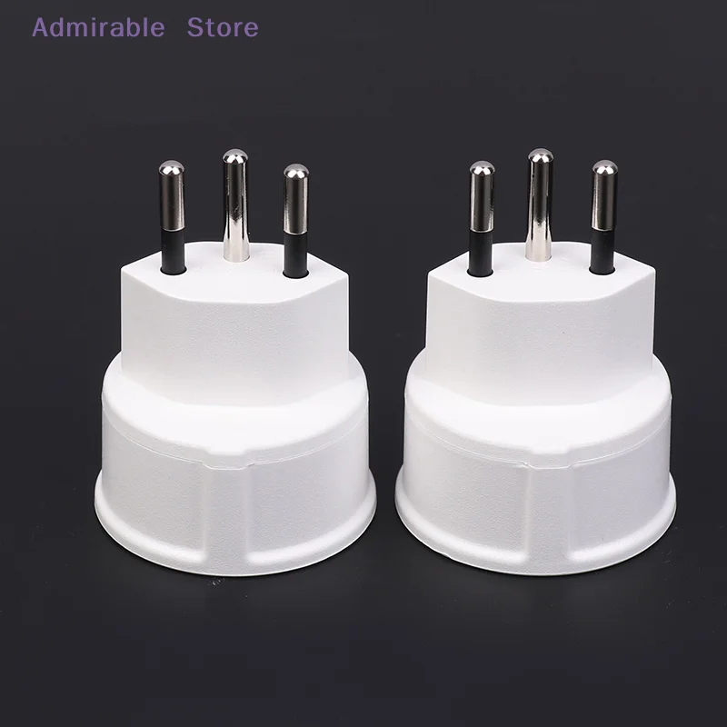 w1 Piece Embedded  Adapter Converter Plug EU DE Germany Socket 3 Pin  Plugs Adaptor  Plugs Turn To French Plugs