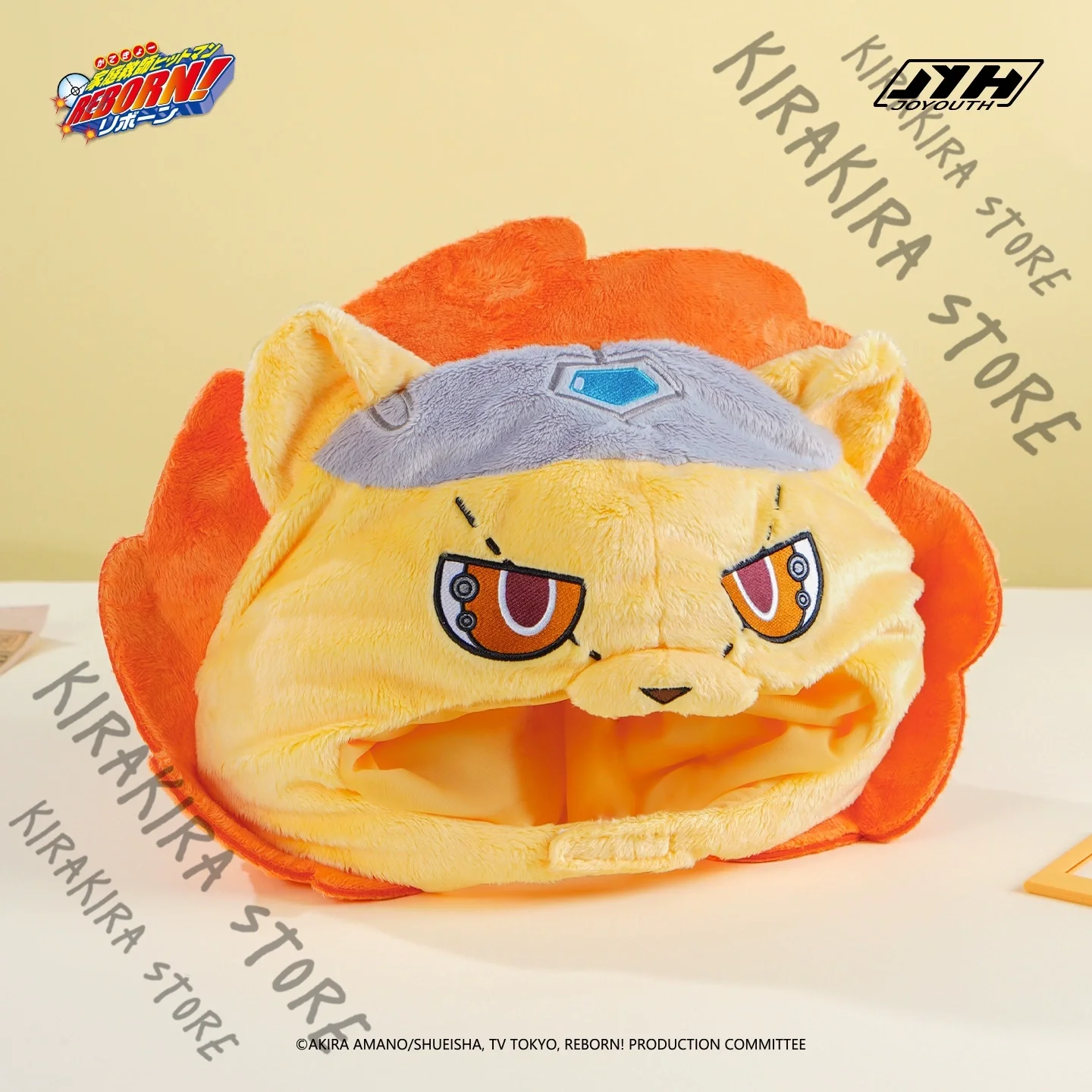 

HITMAN REBORN Hibari Kyouya Cotton Head Cover Figurine Model Kit Mascot Maumet Headgear Decor Official Cosplay Puppet Mascot