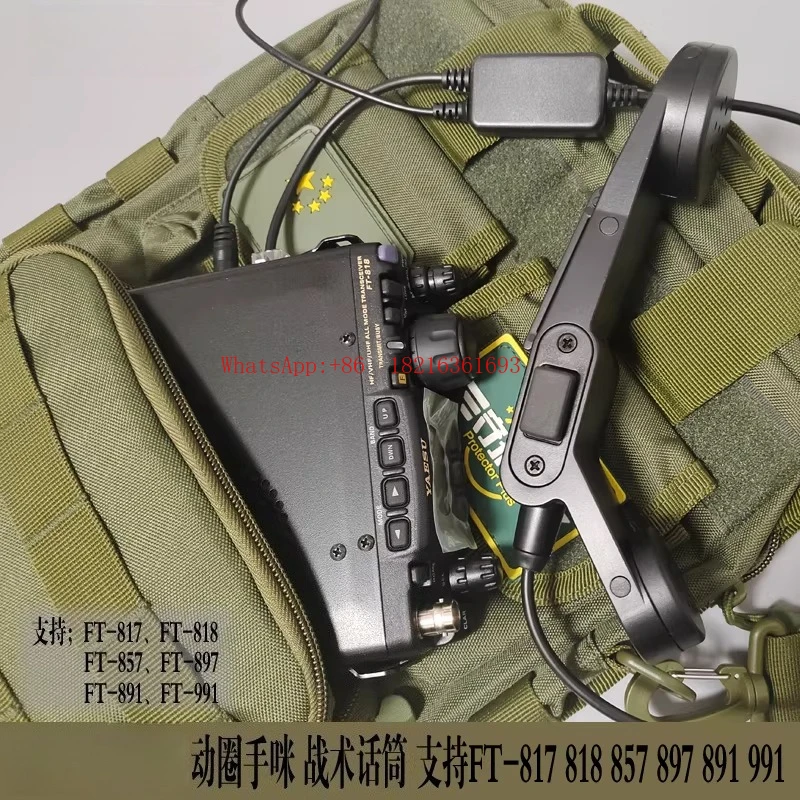 

Shortwave Radio Tactical Microphone FT817 818 857 897 891 991 Dynamic Hand