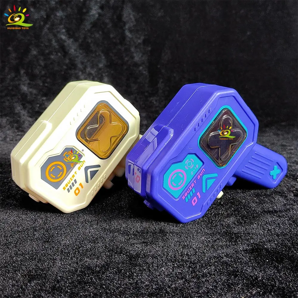 HUIQIBAO Cyberpunkowy mini pistolet na wodę, stylowy i fajny, z nutą technologii, dla dzieci do zabawy na plaży lub w basenie.