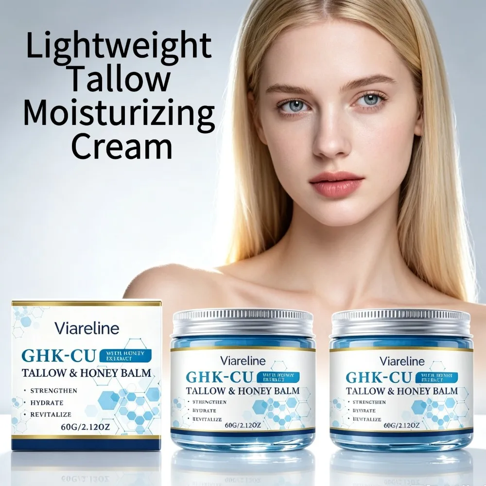 60g Lightweight Tallow Cream Hydrating Moisturizing Nourishing Cream Smooth Fine Lines Gentle Facial Body Rejuvenate Skin Care