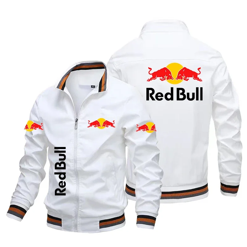 Rode Bull Race Jack Voor Heren 2024 Nieuwe Trendy Casual Motorjas Sportkleding Custom Red Bull Racing Team Kleding Jassen