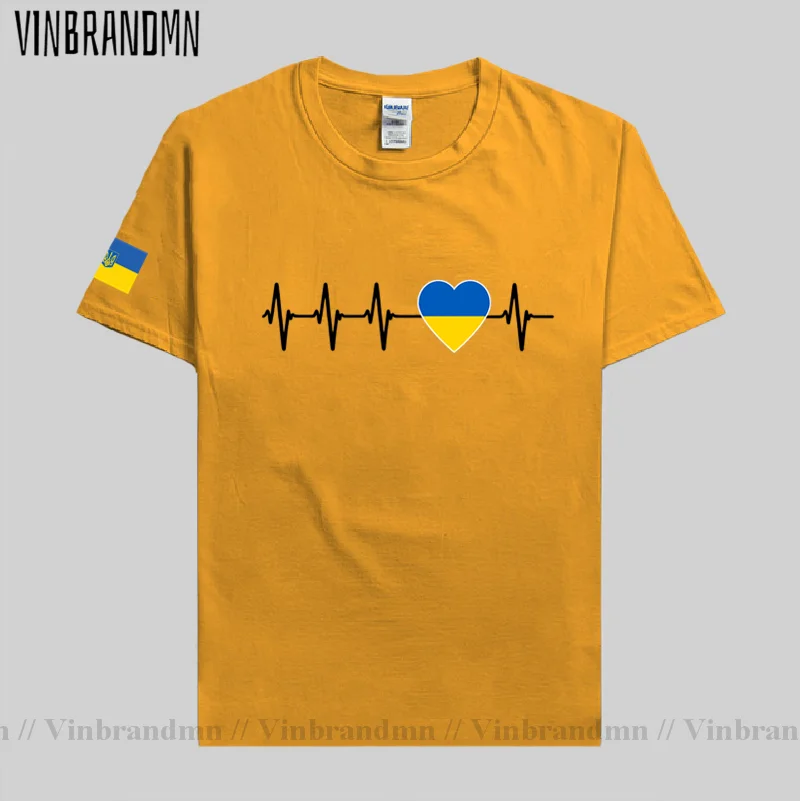 Ukrainian Heartbeat T shirt I Love Ukraine Country Flag Heart Family T-Shirt Country Sporting UKR Ukrayina Tshirts Camisa hombre