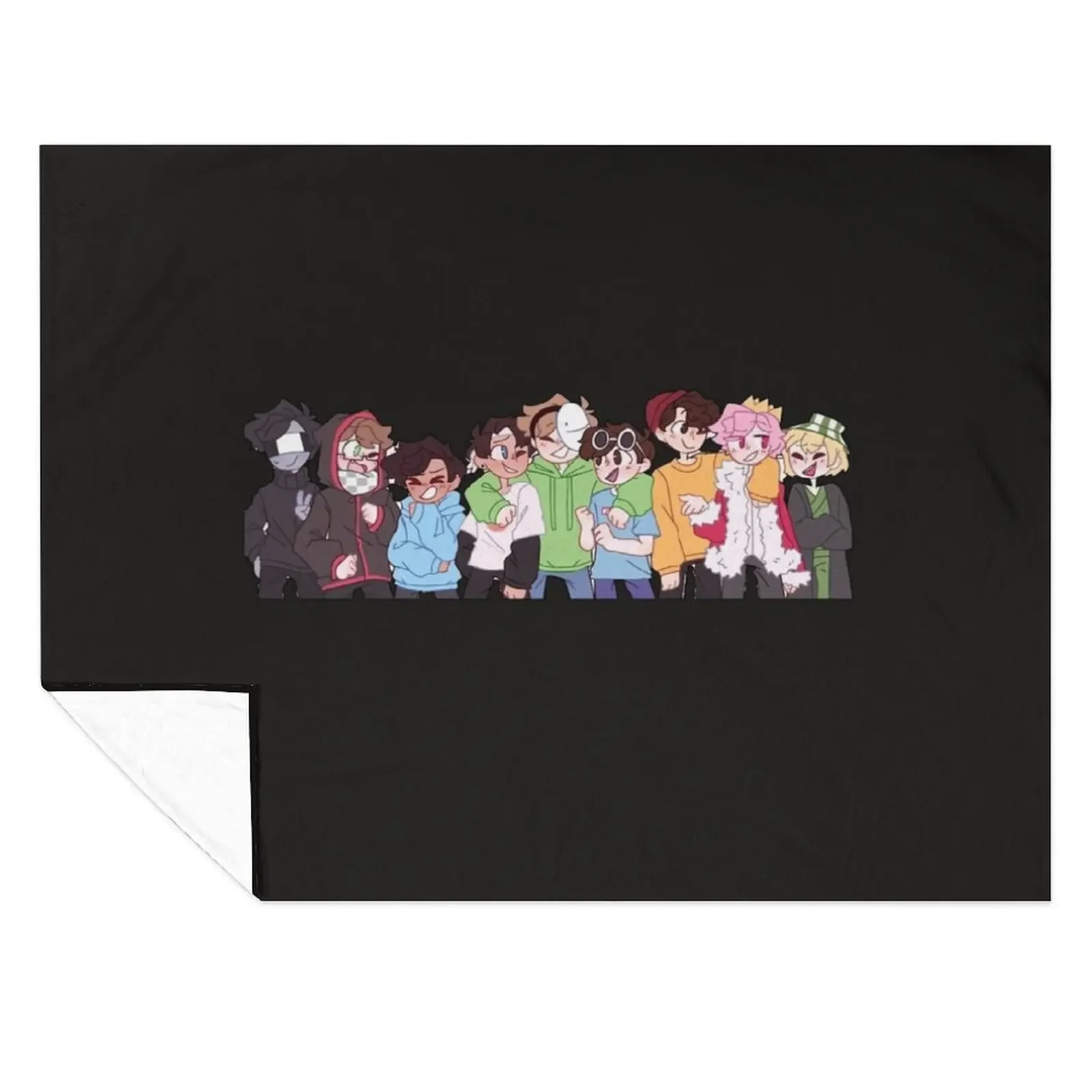 

dream smp all members Throw Blanket Flannel Blankets For Baby Bed Fashionable Summer Beddings Blankets