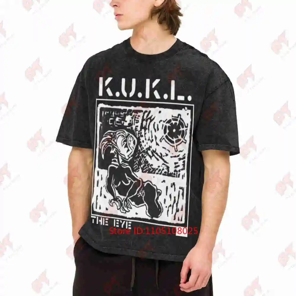 Kukl Bjork Vintage Washed Tee Pure Cotton T-Shirt