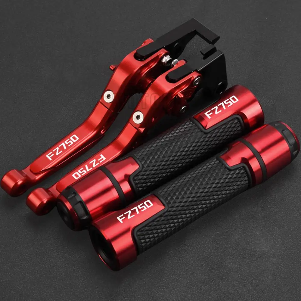 Motorcycle Aluminum Adjustable Brake Clutch Levers Handlebar Hand Grips Ends FOR YAMAHA FZ750 FZ 750 750FZ 1985-1988 1986 1987