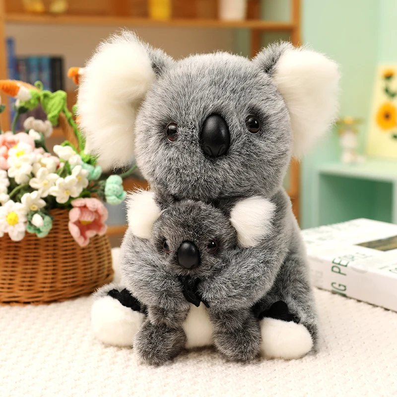 13/21cm Kawaii Simulation Australia Koala Plush Toy Stuffed Animal Doll Mom Baby Kids Infant Girls Toys Birthday Gift Home Decor