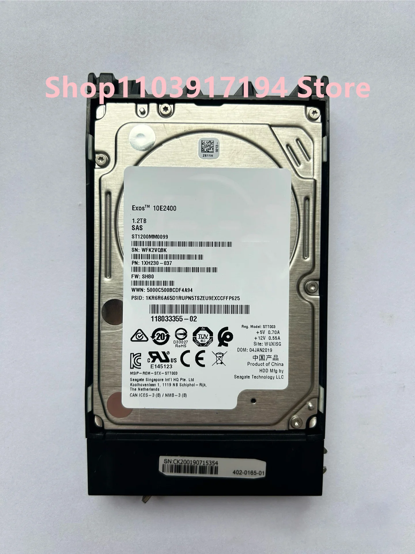 Per Seagate ST1200MM0099 disco rigido Server 2.5 pollici 1.2T 10K 12gb SAS hard disk