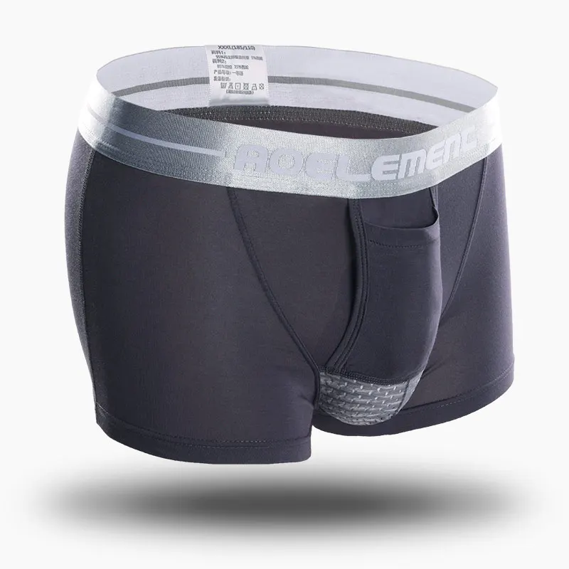 3PC 弾丸セパレート下着メンズ通気性夏ドライパンツアイスシルクバッグアイス健康ボクサー