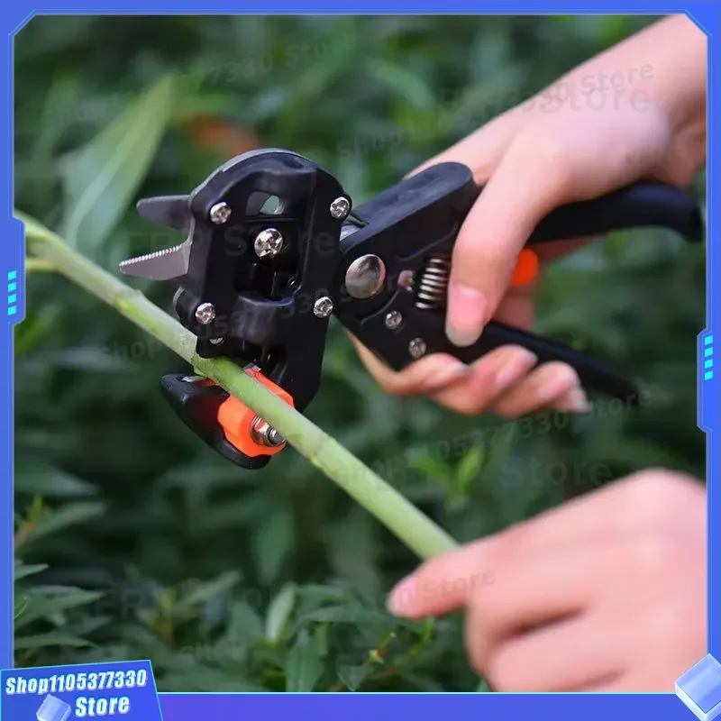 Why470 Stainless Steel Pruning Shears Sharp Blade Hand Tools For Gardening Cutting Coarse Fruit Branches Labor Saving Garden