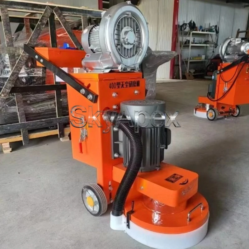 Dust-Free Concrete Floor Grinder Variable Frequency Epoxy Polishing Machine High Speed Cement Floor Grinding And Renovation Tool