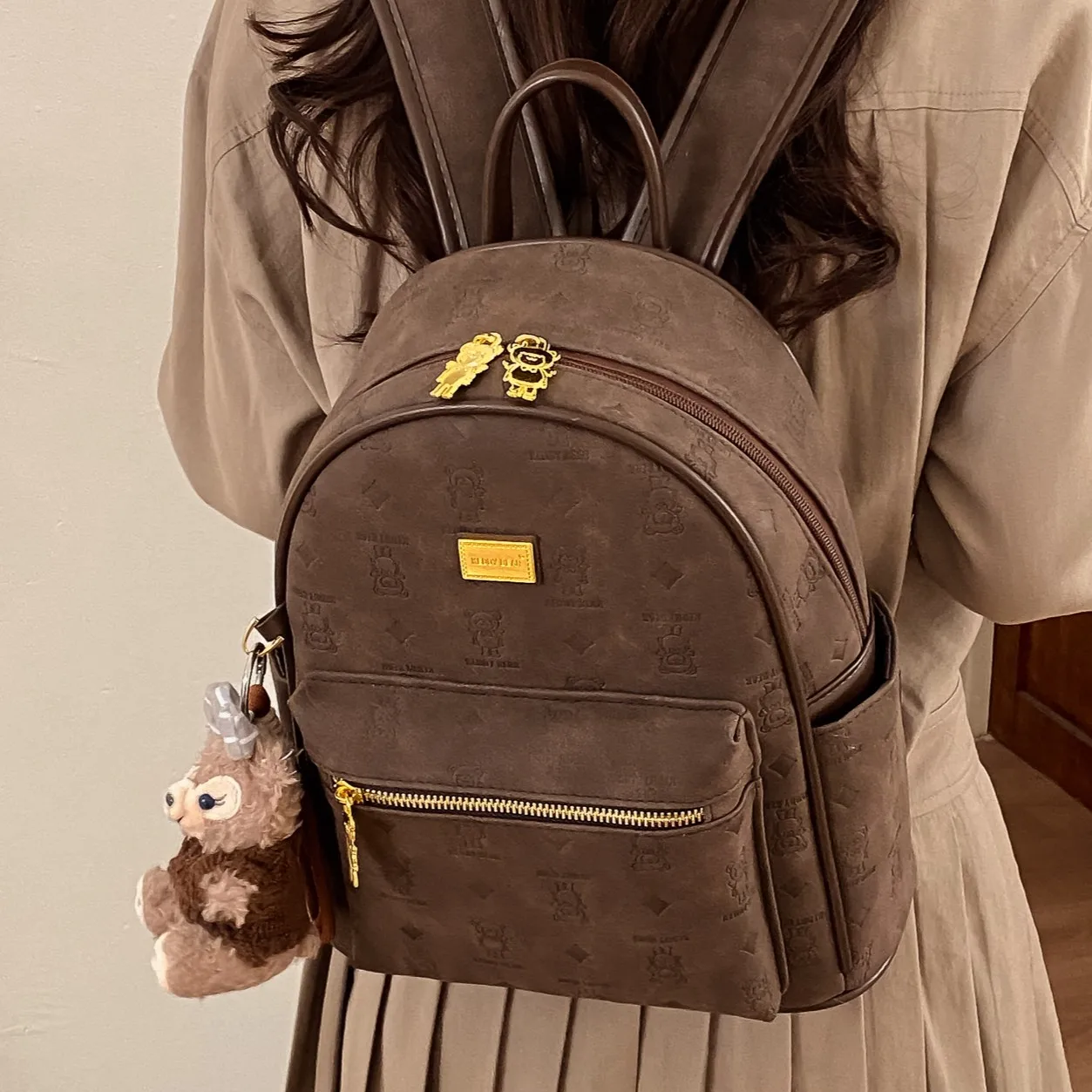 

2026 New Ladies Student Backpack Bag Fashion Printed Backpack Versatile Bookbag Travel Bag for Women