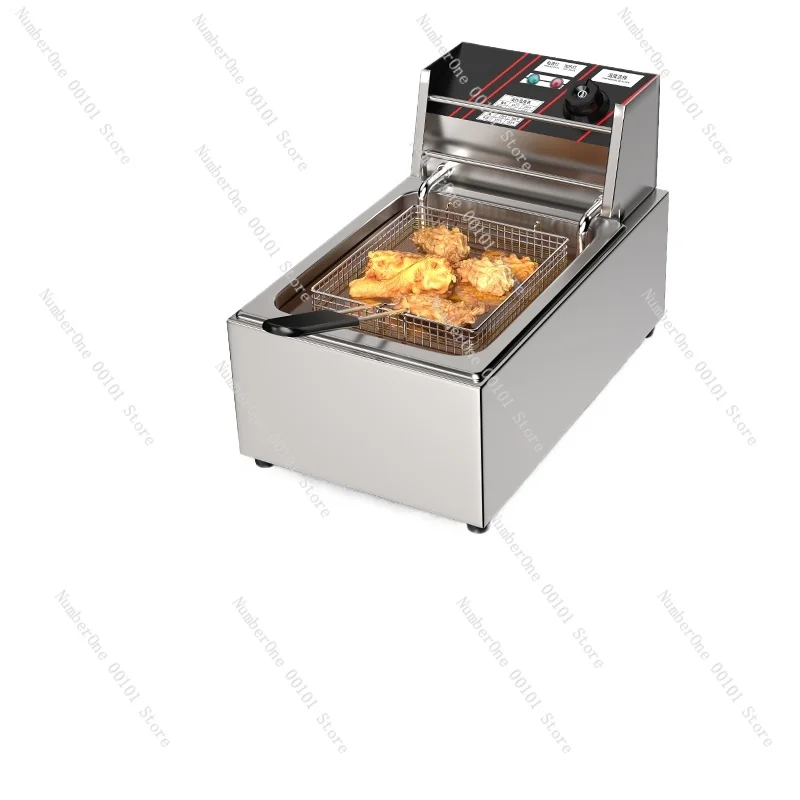 Fryer Commercial electric fryer Stall skewers French fries Fritters constant temperature