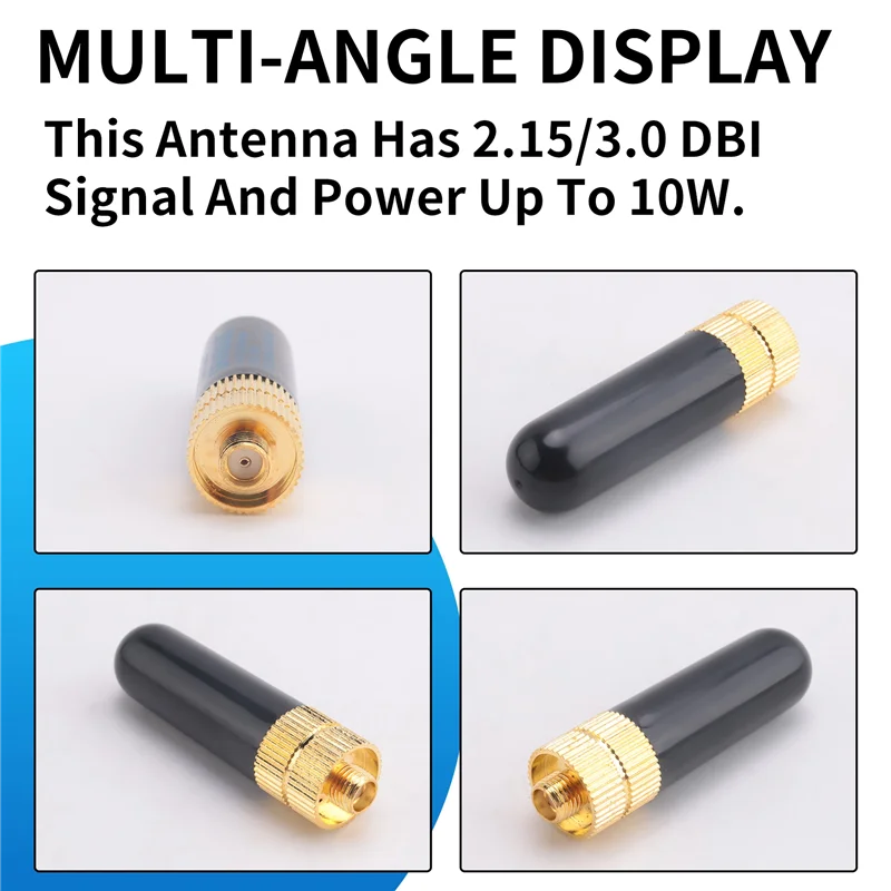 Walkie Talkie Antenna SRH-805S Dual Band Antenna 5Cm Thumb Antenna Multi-Functional Ultra Short Small Antenna Easy Install