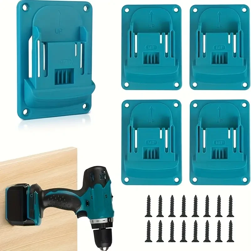 Tool Holder Dock Mount Storage Rack For Makita/Bosch 18V Fixing Devices Tool Holder Machine Drill Storage Bracket Stand Slots