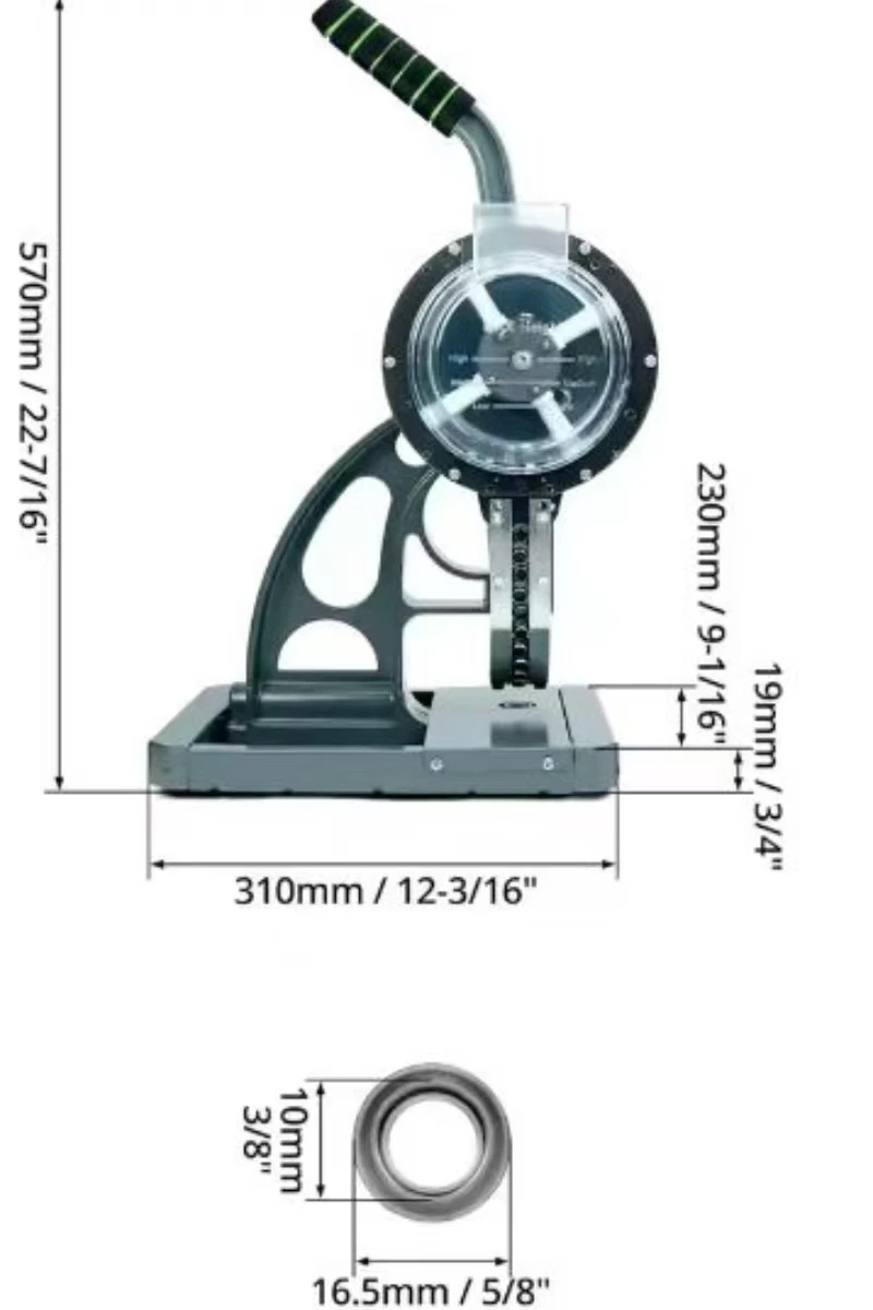 Pressa manuale semiautomatica per punzonatrice per occhielli con occhielli a prezzo di fabbrica diretto
