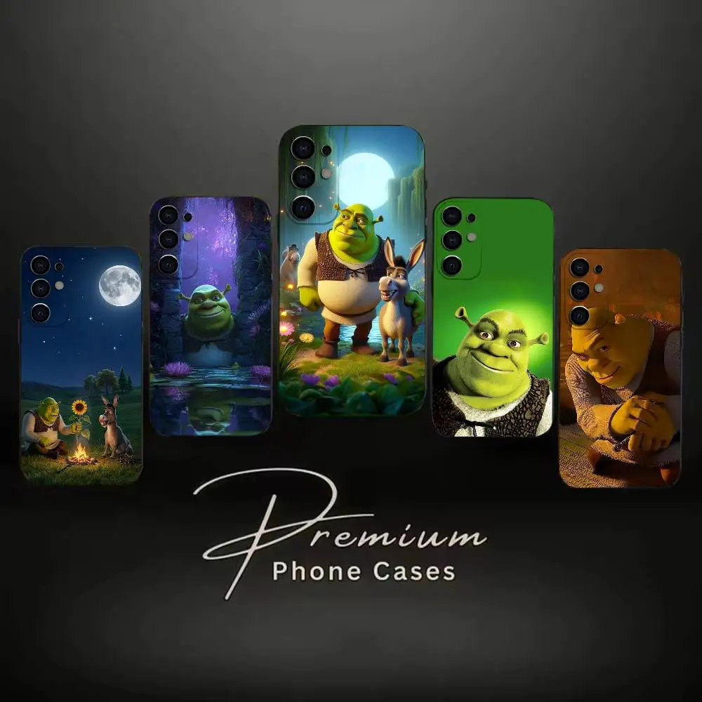 Honest S-Shreks ogreish – coque de téléphone noire souple pour Samsung S24,S23,S21,S22,S24,S30,S20Ultra Plus