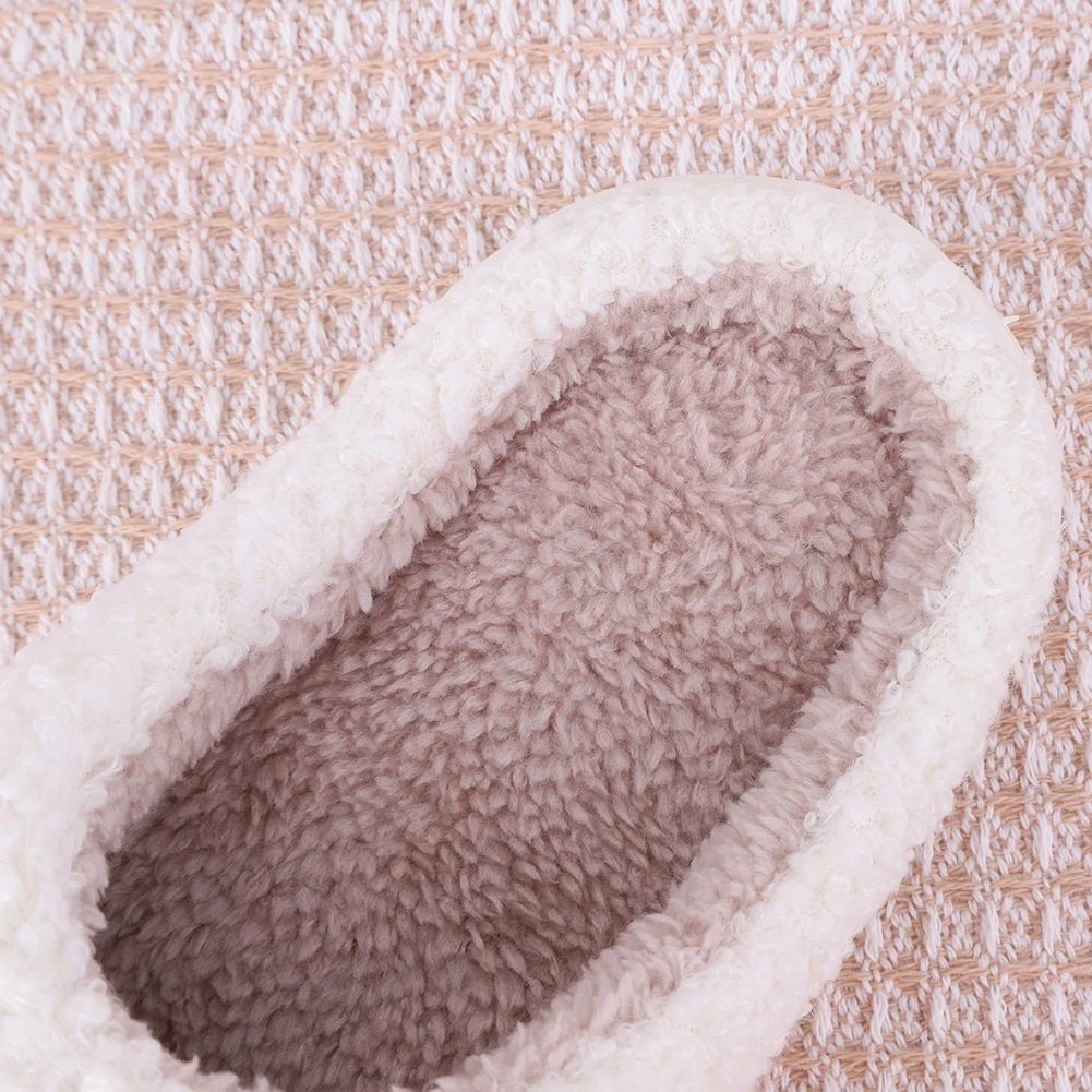 النساء عيد الميلاد الزنجبيل رجل لطيف الشتاء نعال تدفئة رائعة مريح أحذية منزلية غرفة نوم لينة وحيد أحذية المنزل للهدايا