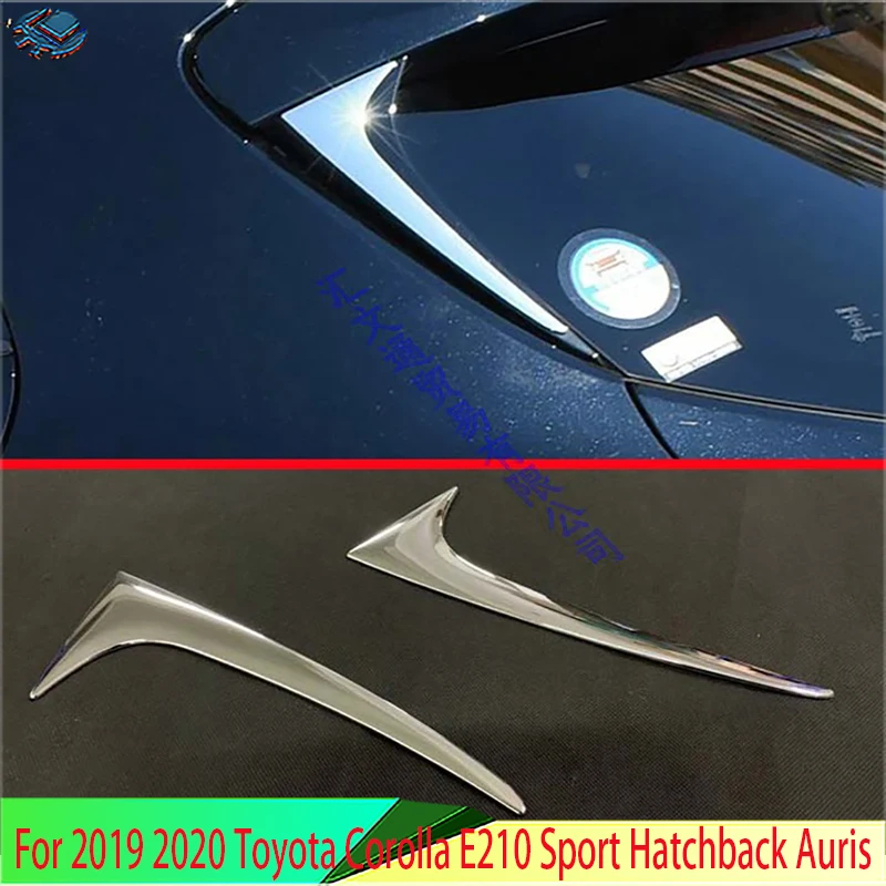 For 2019-2021 Toyota Corolla E210 Sport Hatch Hatchback Auris Car Accessories ABS Chrome Side Door Rear Window Spoiler Trim 2020