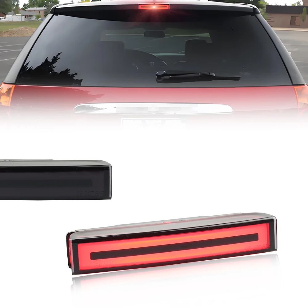 1X Rear Light 3rd Third Brake Light Tail Light Backup Reverse Light With Red LED For 2004 2005 2006 2007 2008 Chrysler Pacifica