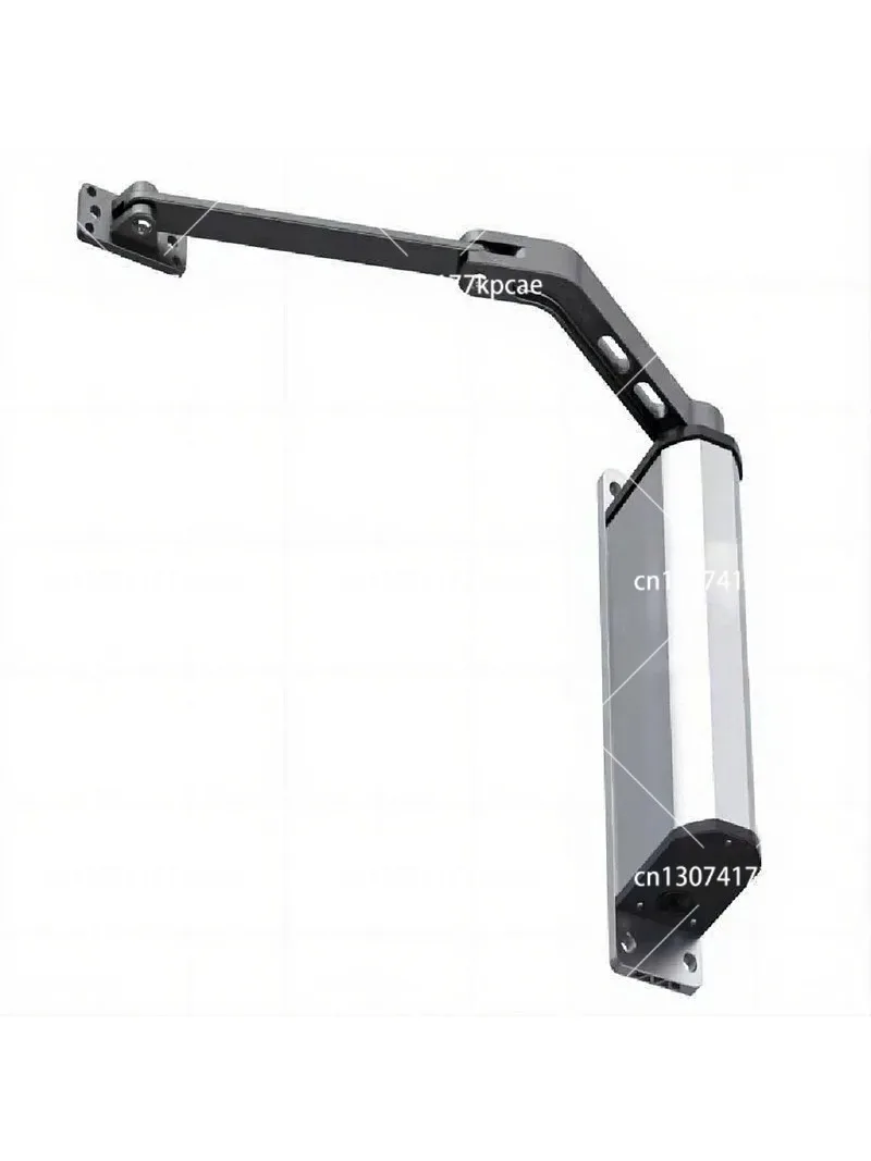 Intelligent waterproof side-mounted electric door opener for automatic swing doors curved arm design suitable for community and
