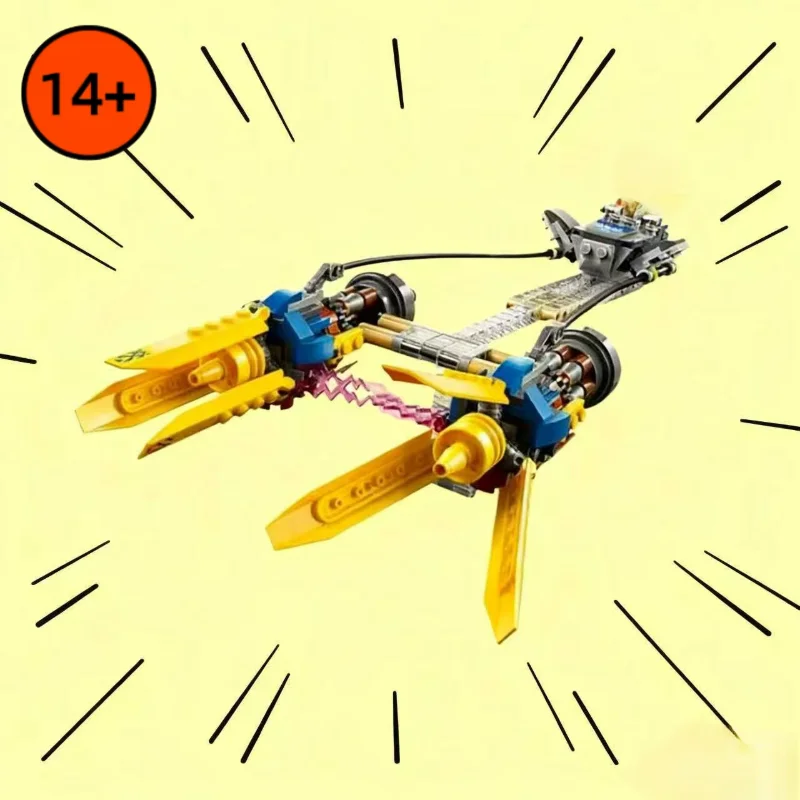 279 pièces Space Battle MOC 75258 Anakin's Podracer blocs de construction assembler modèle briques jouet pour enfant adulte cadeaux d'anniversaire de noël