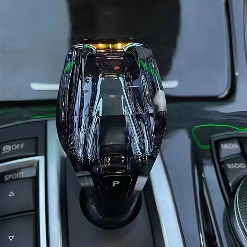 Factory Direct Selling Car Accessories Luxury Crystal Shift Lever Gear Head Suitable for  G30 G38 G05 G20