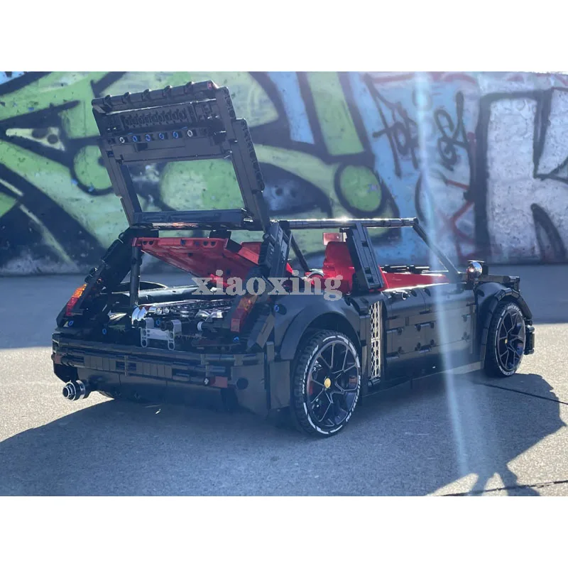 Classic City Racing R5 Turbo Sports Car MOC-115234 Supercar Two Colors 2992pcs Building Blocks Toy Birthday Gift Christmas Gift