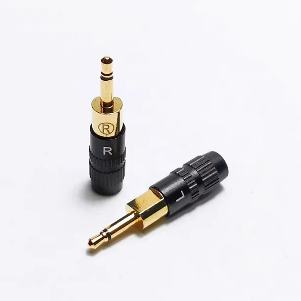 HD700 earphone upgrade cable pin plug upgrade cable diy2.5 two-stage mono connector plug pin