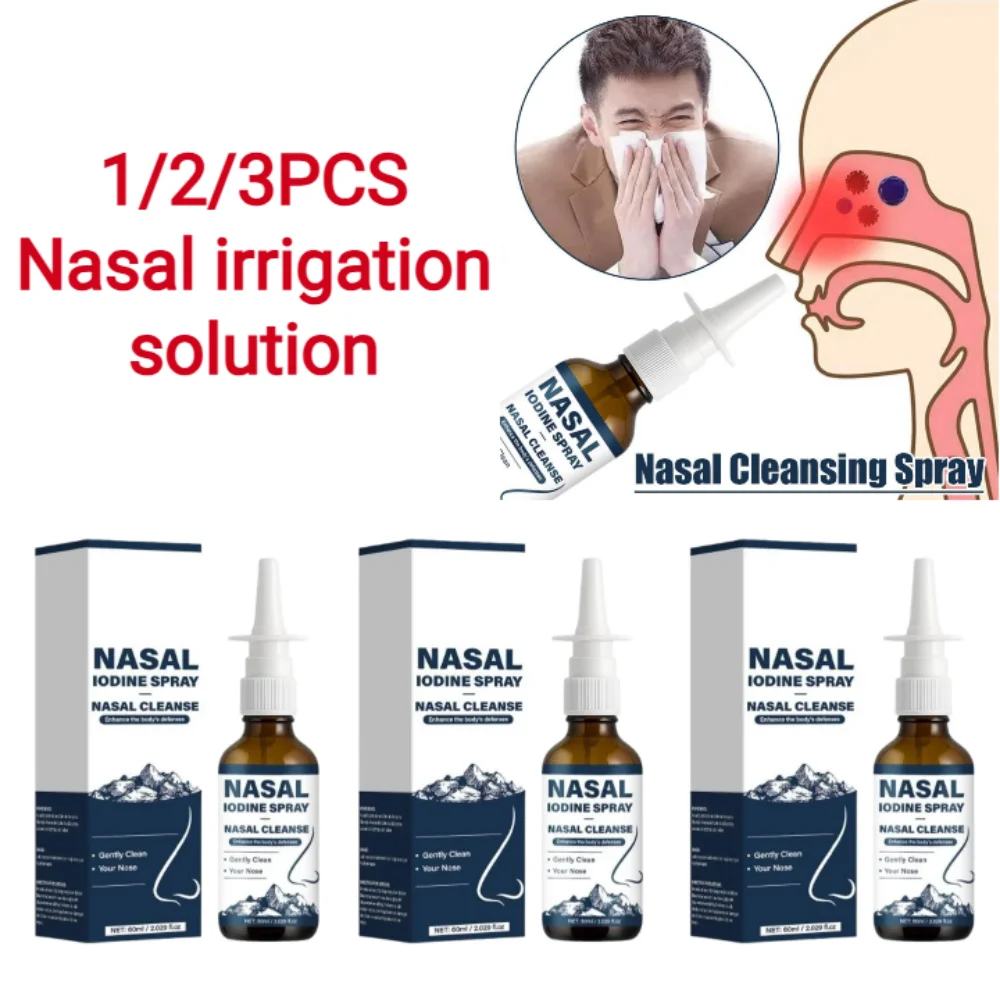 

1/2/3 шт. Нежный очищающий спрей для ухода за носом, ежедневное питание и очищение, не вызывает раздражения, успокаивает неприятные ощущения в носу, быстродействующий