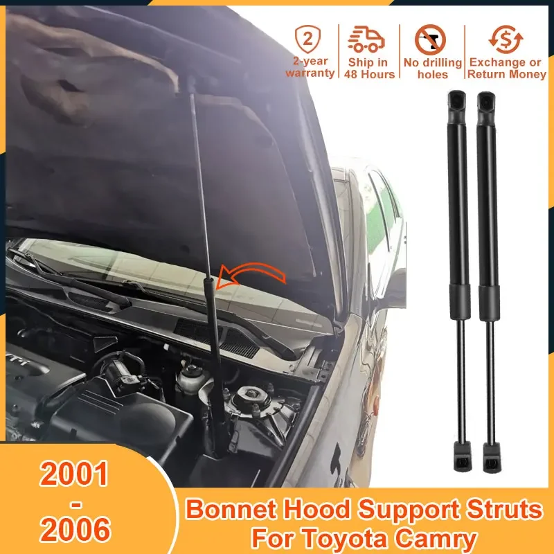 Bonnet Hood Damper For Toyota Camry 2001-2006 2002 2003 2004 2005 Accessories Lift Support Strut Bar Shock Absorber