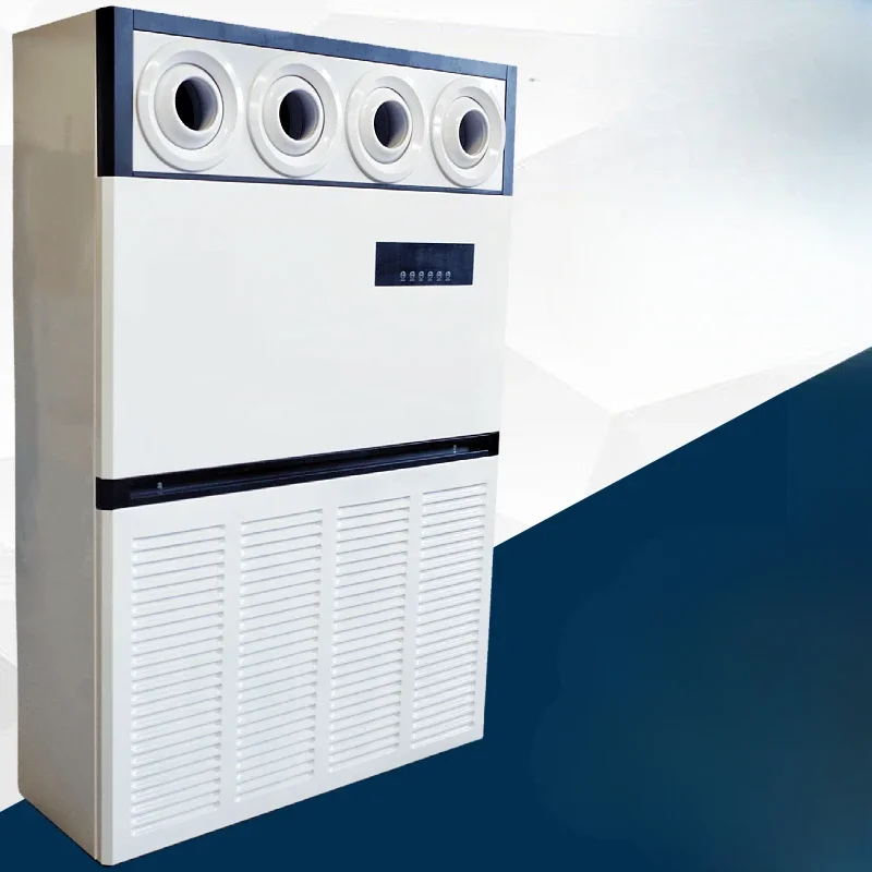 

10pp vertical water air conditioning cabinet unit air outlet workshop factory well water cooling and heating coil