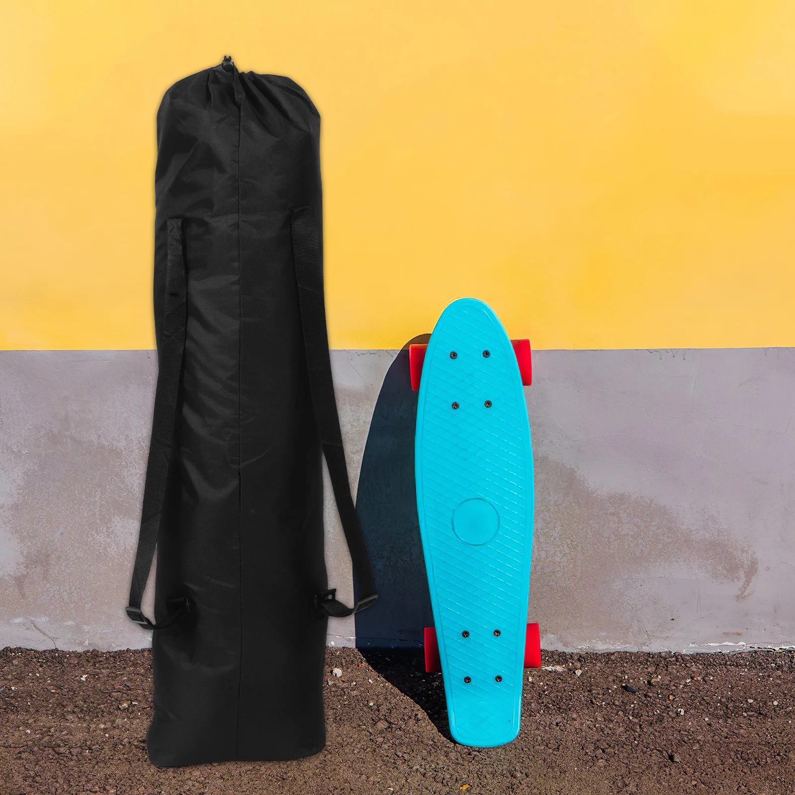 Oxford Cloth Skateboard Bag Waterproof Foldable Longboard Storage Backpack For Men Paddleboard Travel Outdoor Camping Gear