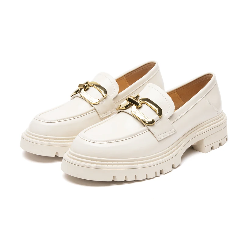 AIYUQI Loafer Shoes Ladies Spring 2024 New Genuine Leather Student Shoes Female British Style Retro Casual  Lazy Shoes